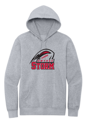 District® V.I.T.™ Fleece Hoodie - Light Grey Heather ***Name and Number Option***
