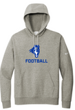 Nike Club Fleece Sleeve Swoosh Pullover Hoodie - Grey