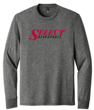 District® Youth Perfect Tri® Long Sleeve Tee - Grey Frost