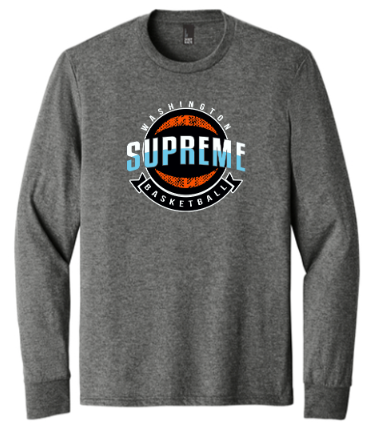 District ® Perfect Tri ® Long Sleeve Tee - Grey Frost