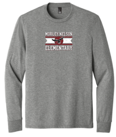 District® Perfect Tri® Long Sleeve Tee - Youth & Adult - Grey Frost