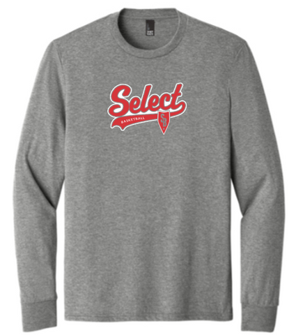 District® Perfect Tri® Long Sleeve Tee - Grey Frost