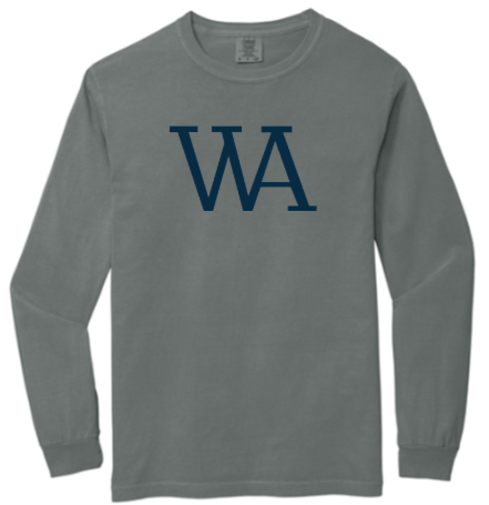 Comfort Colors® Heavyweight Ring Spun Long Sleeve Tee - Grey