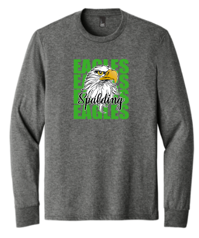 District® Perfect Tri® Long Sleeve Tee - Grey Frost - Adult & Youth