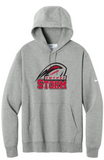 Nike Club Fleece Sleeve Swoosh Pullover Hoodie - Dark Grey Heather ***Name and Number Option***