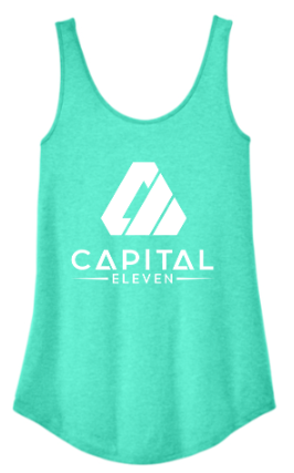 District® Women’s Perfect Tri® Relaxed Tank - Aqua Heather