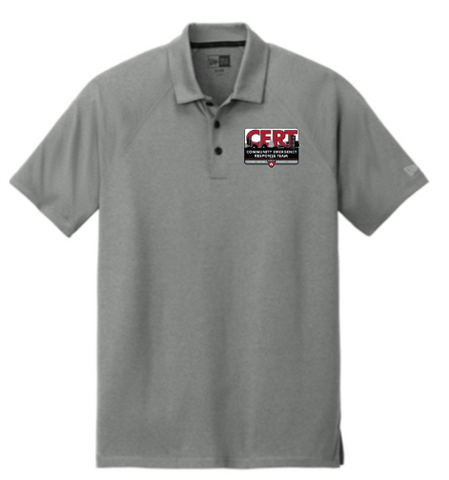 New Era® Power Polo - Shadow Grey Heather
