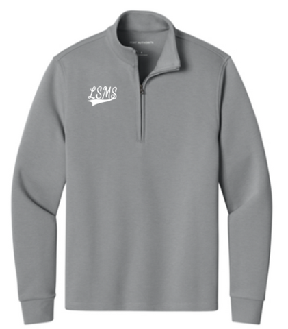 Port Authority® Wearever Signature Double Pique 1/4-Zip - Grey
