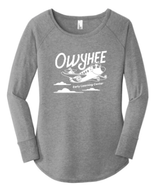 District® Women’s Perfect Tri® Long Sleeve Tunic Tee - Grey Frost