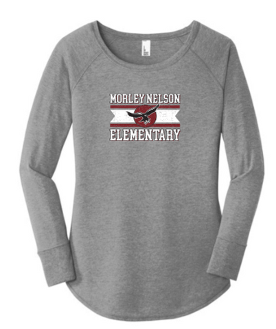 District® Women’s Perfect Tri® Long Sleeve Tunic Tee - Grey Frost