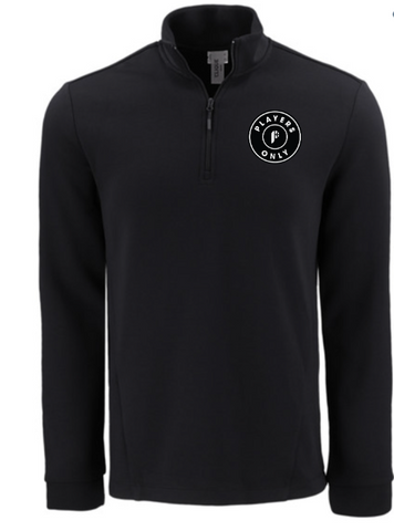 This garment is paid for by Players Only - Clique Haven Recycled Mens Quarter Zip Sweatshirt **MANDATORY PLAYER PACK ITEM***