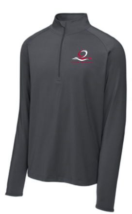 Sport-Tek® Sport-Wick® Stretch 1/4-Zip Pullover - Charcoal Grey