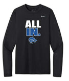 **MANDATORY FOR VARSITY PLAYERS**     Nike Team Legend Long Sleeve Tee