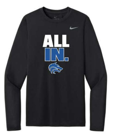 **MANDATORY FOR VARSITY PLAYERS**     Nike Team Legend Long Sleeve Tee