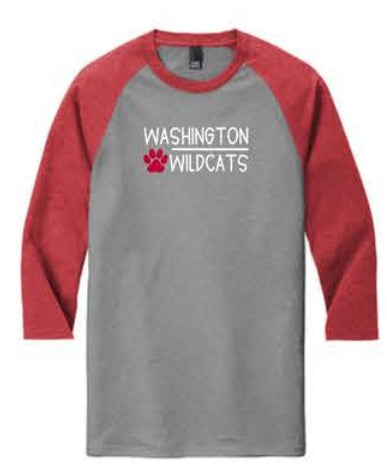 District® Perfect Tri® 3/4-Sleeve Raglan