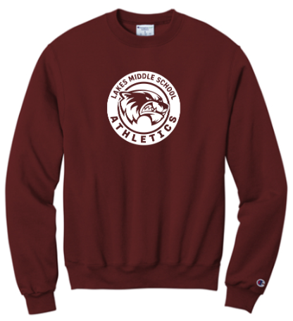 Champion® Powerblend® Crewneck Sweatshirt - Maroon