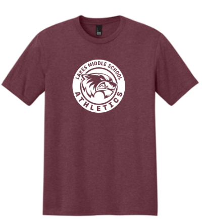 District® Perfect Tri® Tee - Maroon Frost