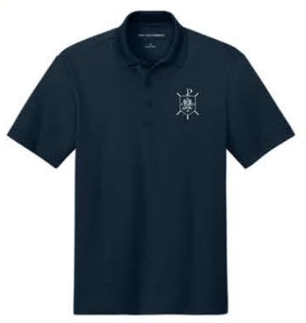 Port Authority® Plaited Pique Polo - Navy