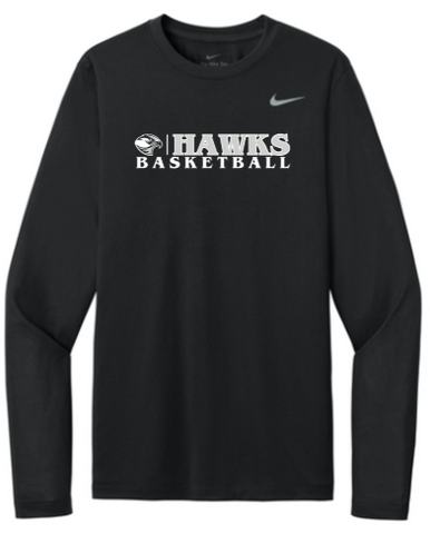 Nike Team rLegend Long Sleeve Tee - Black