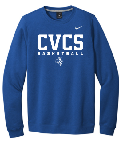 Nike Club Fleece Crew - Royal