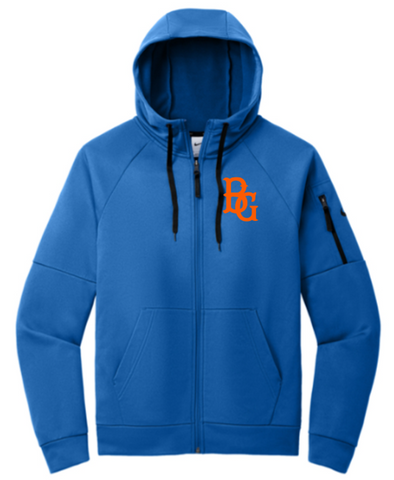 Nike Therma-FIT Pocket Full-Zip Fleece Hoodie - Royal