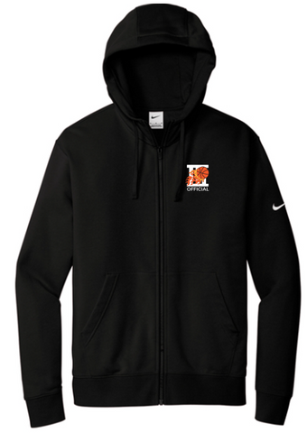 Nike Club Fleece Sleeve Swoosh Full-Zip Hoodie - Black