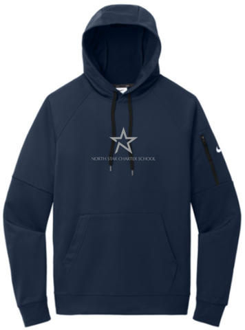 Nike Therma-FIT Pocket Pullover Fleece Hoodie - Navy