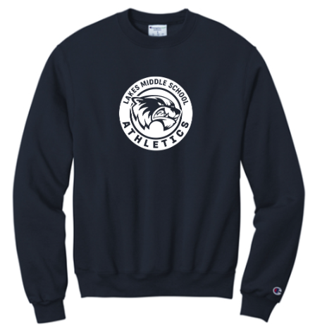 Champion® Powerblend® Crewneck Sweatshirt - Navy