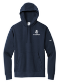 Nike Club Fleece Sleeve Swoosh Pullover Hoodie - Navy