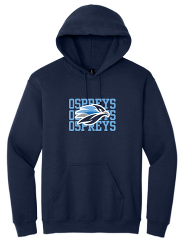 Gildan® Heavy Blend™ Hooded Sweatshirt - Youth & Adult - Navy