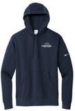 Nike Club Fleece Sleeve Swoosh Pullover Hoodie - Navy