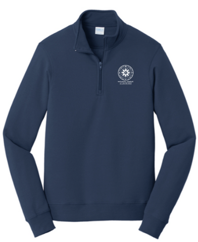 Port & Co® Fan Favorite® Fleece 1/4-Zip Pullover Sweatshirt - Navy