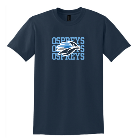 Gildan® DryBlend® 50 Cotton/50 Poly T-Shirt - Youth & Adult - Navy
