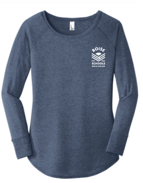 District ® Women’s Perfect Tri ® Long Sleeve Tunic Tee - Navy Frost