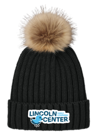 Port Authority® Faux Fur Pom Beanie