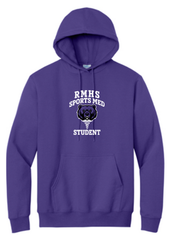 Port & Co™ Essential Fleece Pullover Hooded Sweatshirt - Purple
