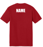 District® Perfect Tri® Tee - Red ***MANDATORY*** **NAME OPTION**