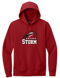 District® V.I.T.™ Fleece Hoodie - Classic Red ***Name and Number Option***