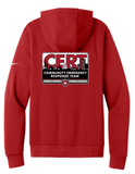 Nike Club Fleece Sleeve Swoosh Pullover Hoodie - Red
