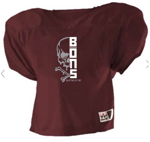 Alleson Athletic Men's Practice Football Jersey - Maroon
