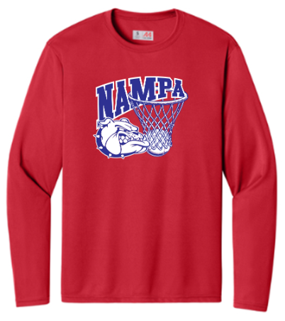 A4 Cooling Performance Long Sleeve Tee - Red