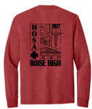 District® Perfect Tri® Long Sleeve Tee - Red Frost