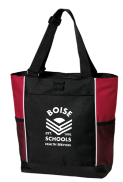 Port Authority® Panel Tote - Red