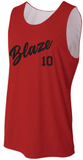 Women's Sprint Jump Reversible Jersey - Red - Game Jersey