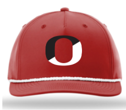 Richardson 5-Panel Classic Rope Cap - Red
