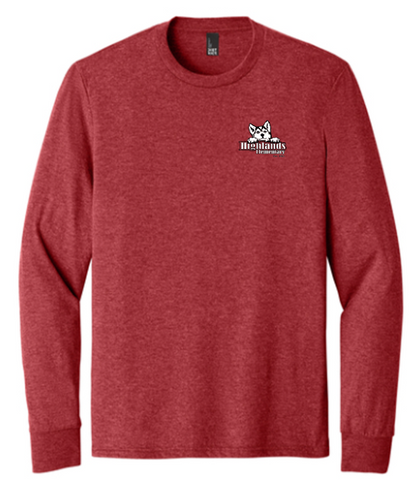 District® Perfect Tri® Long Sleeve Tee - Red Frost