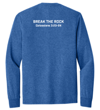 District ® Perfect Tri ® Long Sleeve Tee - Royal Frost