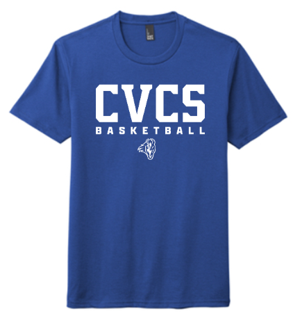 District® Perfect Tri® Tee - Royal - CVCS Logo