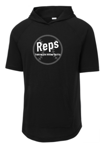 Sport-Tek® PosiCharge® Tri-Blend Wicking Short Sleeve Hoodie