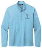 TravisMathew Coto Performance 1/4-Zip - Brilliant Blue Heather